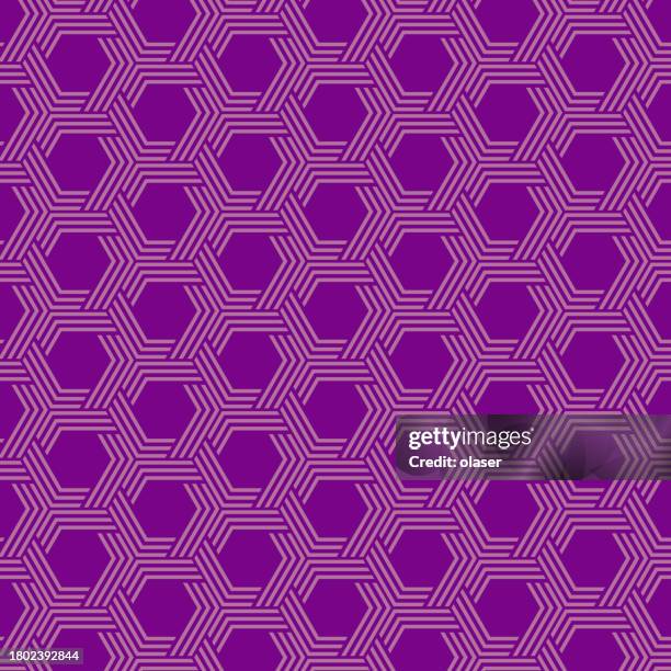 deep red hexagonal pattern with interconnected lines. - interlocked stock illustrations