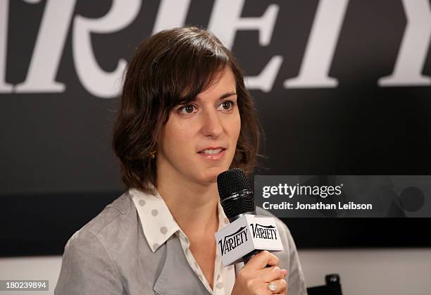 Filmmaker Madeleine Sackler attends the Variety Studio presented by Moroccanoil at Holt Renfrew during the 2013 Toronto International Film Festivalon...