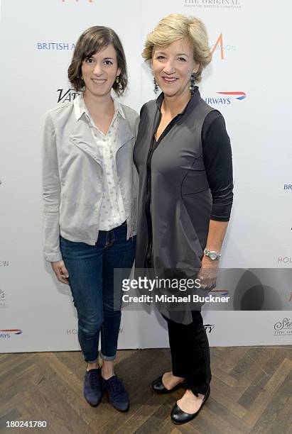 Filmmaker Madeleine Sackler and producer Andrea Meditch attend the Variety Studio presented by Moroccanoil at Holt Renfrew during the 2013 Toronto...