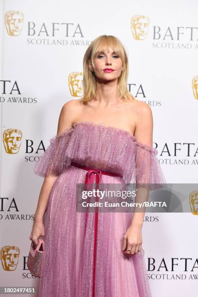 Joanna Vanderham attends the 2023 BAFTA Scotland Awards held at the DoubleTree by Hilton Glasgow Central on November 19, 2023 in Glasgow, Scotland.