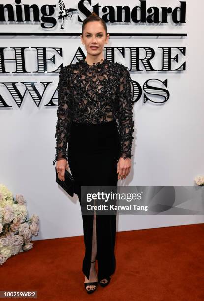 Ruth Wilson arrives at the Evening Standard Theatre Awards 2023 at Claridge's Hotel on November 19, 2023 in London, England.