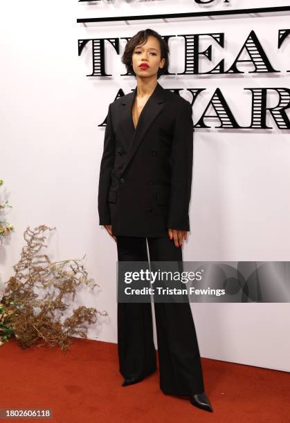 Taylor Russell attends the Evening Standard Theatre Awards 2023 at Claridge's Hotel on November 19, 2023 in London, England.