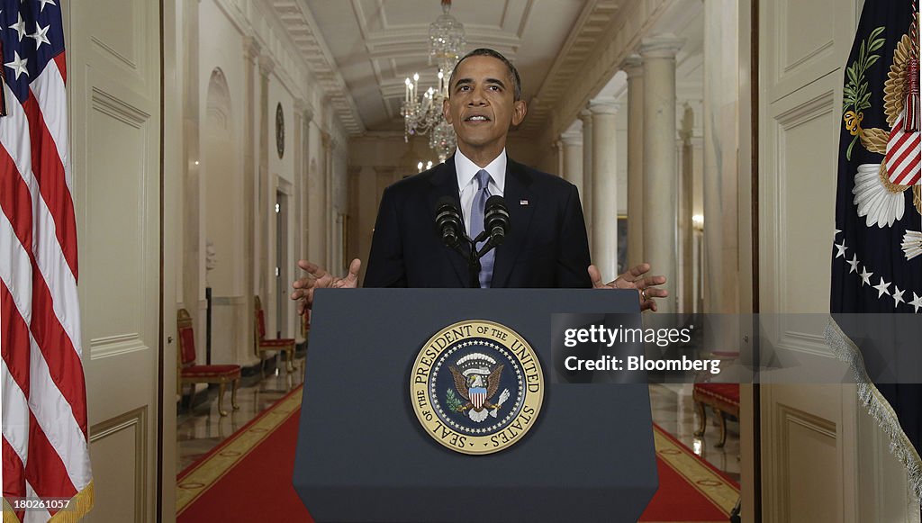 President Obama Addresses The Nation On Syria From The White House