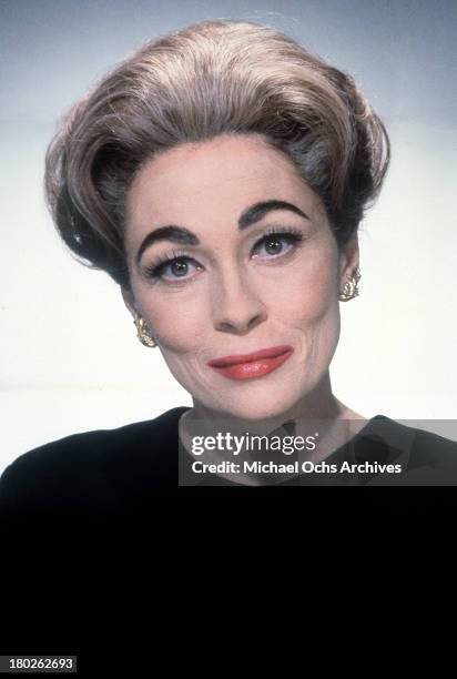 Actress Faye Dunaway as Joan Crawford on the set of Paramount Pictures movie " Mommie Dearest" in 1981.