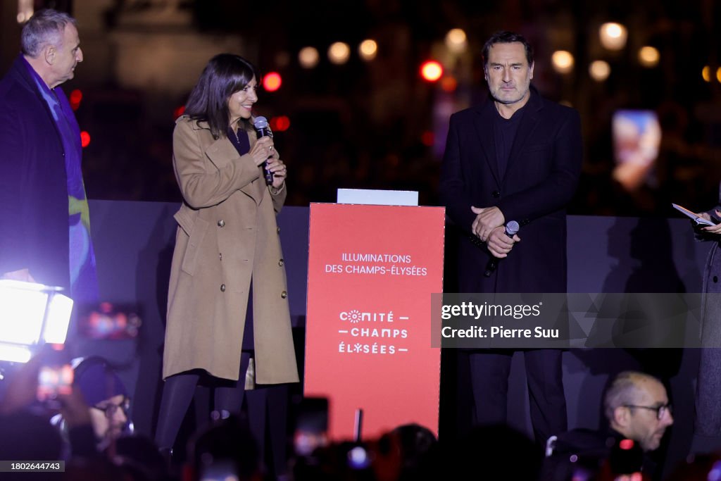 Christmas Lights Launch At The Champs Elysees In Paris
