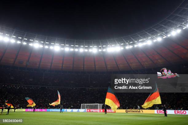 Activities of the 'Fan Club Nationalmannschaft' prior to an international friendly match between Germany and Turkey at Olympiastadion on November 18,...