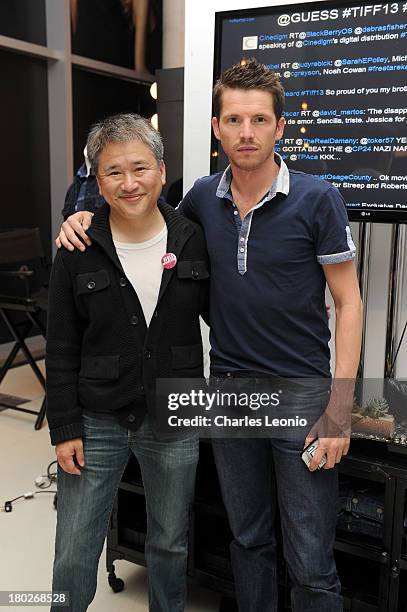 Marcus, Pierre Deladonchamps at Guess Portrait Studio on Day 6 during the 2013 Toronto International Film Festival at Bell Lightbox on September 10,...