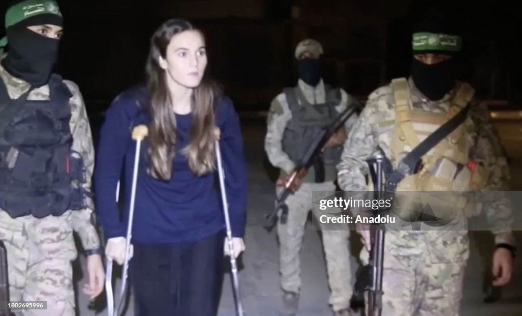 Israeli hostages release as part of the exchange agreement
