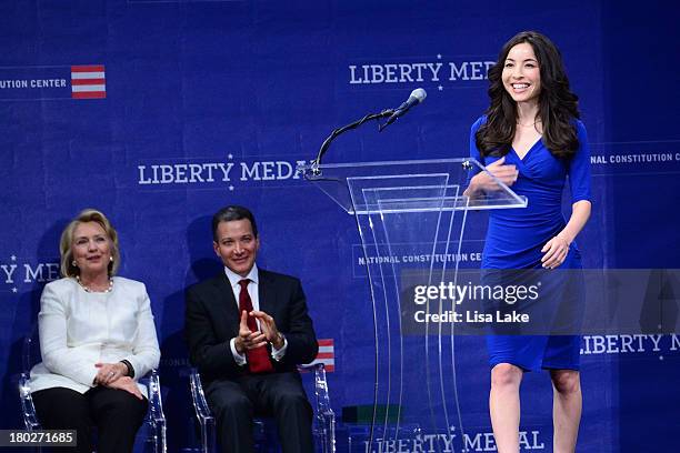 Jj Rosen Hillary Rodham Clinton And Jeffrey Rosen Photos and Premium High Res ...