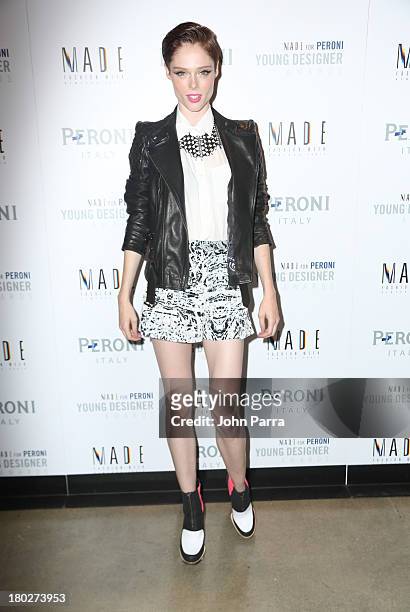 Coco Rocha attends the Second Annual MADE For Peroni Young Designer Awards At Milk Studios, New York - Awards at Milk Studios on September 10, 2013...