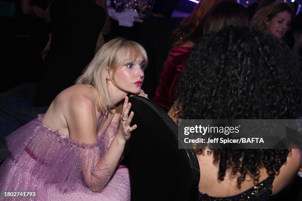 Joanna Vanderham attends the 2023 BAFTA Scotland Awards Dinner held at the DoubleTree by Hilton Glasgow Central on November 19, 2023 in Glasgow,...