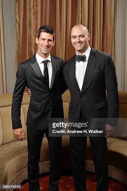 Founding Chairman of the Novak Djokovic Foundation Novak Djokovic and Global Fundraising Chairman of the Novak Djokovic Foundation Milutin Gatsby...