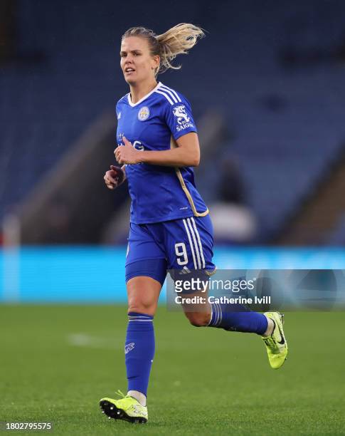 Lena Petermann of Leicester City during the Barclays Women´s Super League match between Leicester City and Tottenham Hotspur at The King Power...
