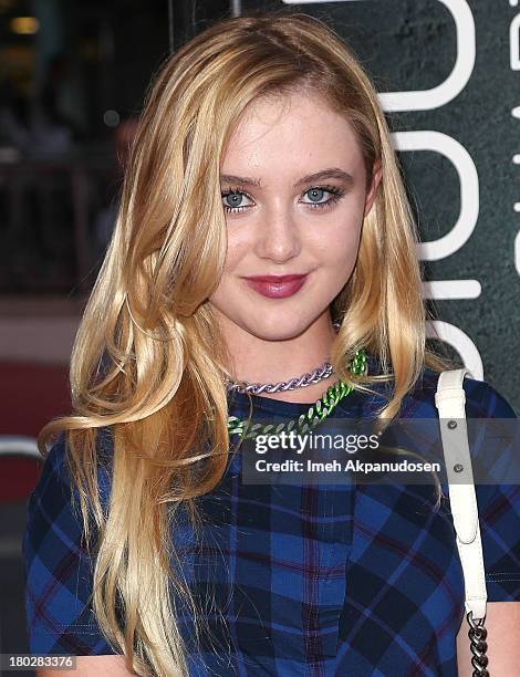 Actress Kathryn Newton attends the premiere of FilmDistrict's 'Insidious: Chapter 2' on September 10, 2013 in Universal City, California.