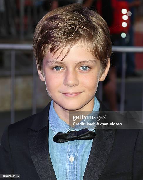 Actor Ty Simpkins attends the premiere of FilmDistrict's 'Insidious: Chapter 2' on September 10, 2013 in Universal City, California.