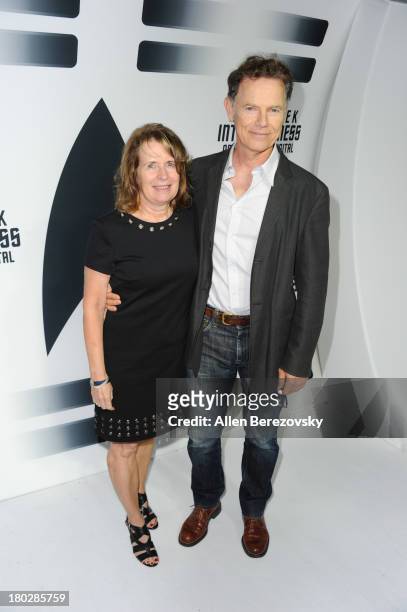 Actor Bruce Greenwood and wife Susan Devlin attend the Paramount Pictures' celebration of the Blu-Ray and DVD debut of "Star Trek: Into Darkness" at...
