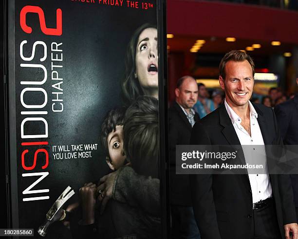 Actor Patrick Wilson attends the premiere of FilmDistrict's 'Insidious: Chapter 2' on September 10, 2013 in Universal City, California.