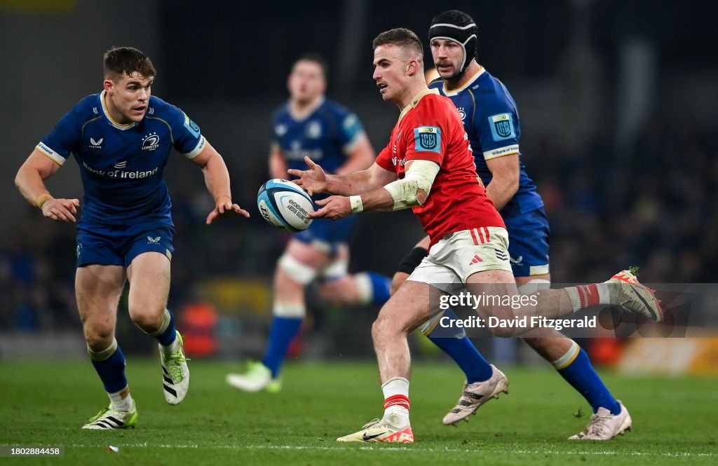 Shane Anderson Rugby Dublin , Ireland - 25 November 2023; Shane Daly of Munster during the ...