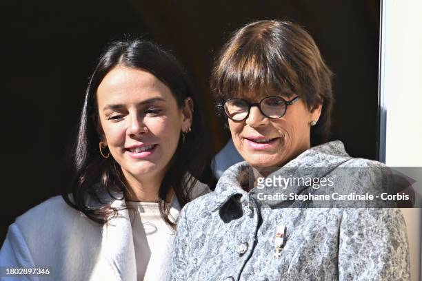 Pauline Ducruet and Princess Stephanie of Monaco attend the Monaco National Day 2023 on November 19, 2023 in Monaco, Monaco.