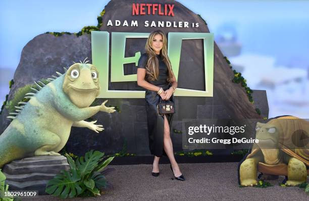 Allison Holker attends the Premiere Of Netflix's "Leo" at Regency Village Theatre on November 19, 2023 in Los Angeles, California.