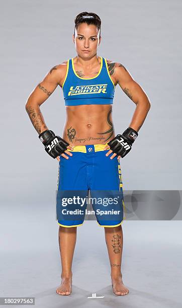 Raquel Pennington poses for a portrait on May 31, 2013 in Las Vegas, Nevada.