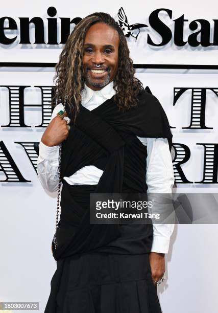 Billy Porter arrives at the Evening Standard Theatre Awards 2023 at Claridge's Hotel on November 19, 2023 in London, England.
