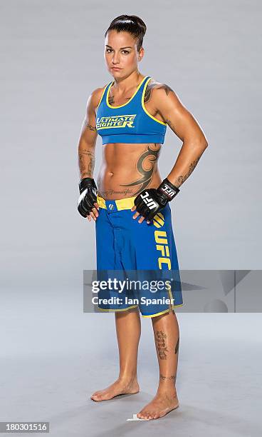 Raquel Pennington poses for a portrait on May 31, 2013 in Las Vegas, Nevada.