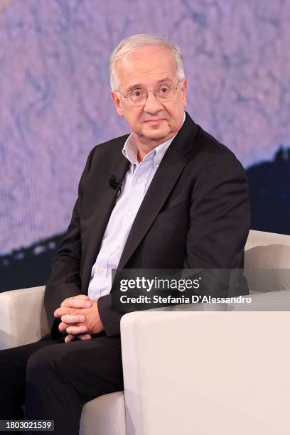 Walter Veltroni attends "Che Tempo Che Fa" Tv Show on November 19, 2023 in Milan, Italy.