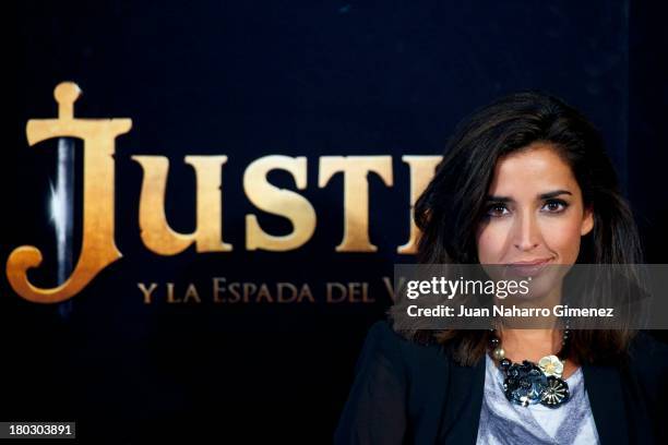 Inma Cuesta attends 'Justin And The Knights Of Valour' photocall at Castle of Villaviciosa de Odon on September 11, 2013 in Villaviciosa de Odon,...