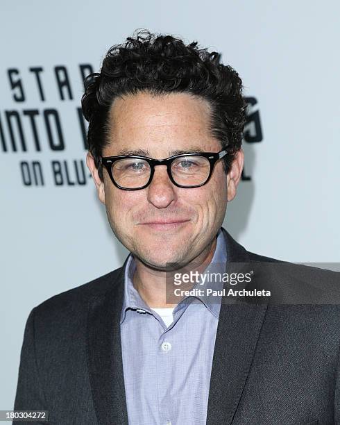 Director J.J. Abrams attends the "Star Trek Into Darkness" Blu-ray/DVD release party at the California Science Center on September 10, 2013 in Los...