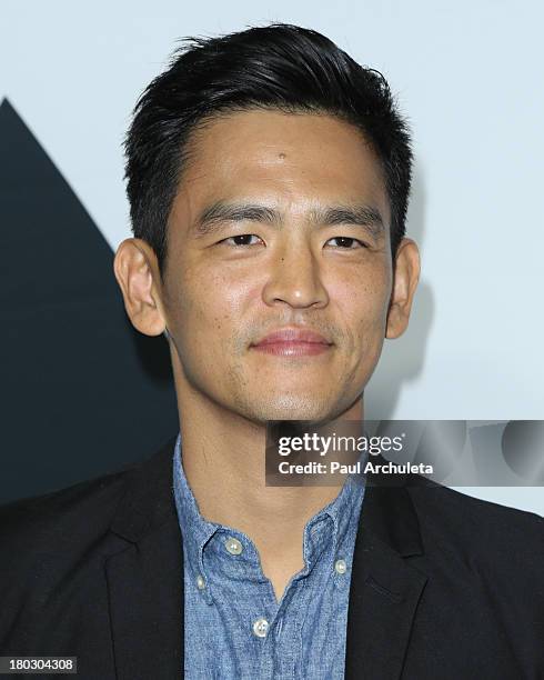 Actor John Cho attends the "Star Trek Into Darkness" Blu-ray/DVD release party at the California Science Center on September 10, 2013 in Los Angeles,...