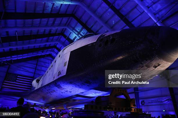 General view of atmosphere at the "Star Trek Into Darkness" Blu-ray/DVD release party at the California Science Center on September 10, 2013 in Los...