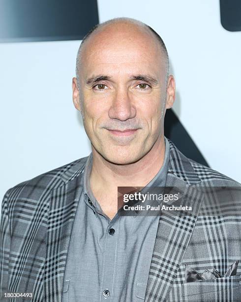 Creature Designer Neville Page attends the "Star Trek Into Darkness" Blu-ray/DVD release party at the California Science Center on September 10, 2013...