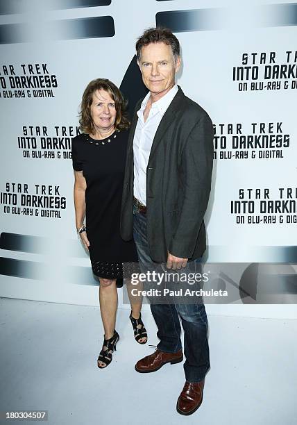 Actor Bruce Greenwood attends the "Star Trek Into Darkness" Blu-ray/DVD release party at the California Science Center on September 10, 2013 in Los...