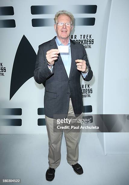 Actor Ed Begley Jr. Attends the "Star Trek Into Darkness" Blu-ray/DVD release party at the California Science Center on September 10, 2013 in Los...