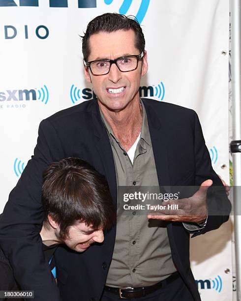 Mark Seman and Kirk Fox visit at SiriusXM Studios on September 10, 2013 in New York City.