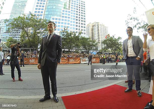 Actor/filmmaker Joseph Gordon-Levitt arrives at the 'Don Jon' Premiere during the 2013 Toronto International Film Festival at Princess of Wales...