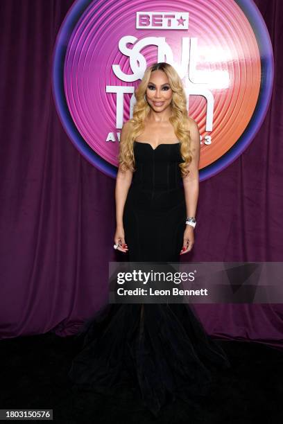 Tamar Braxton attends Soul Train Awards 2023 on November 19, 2023 in Beverly Hills, California.