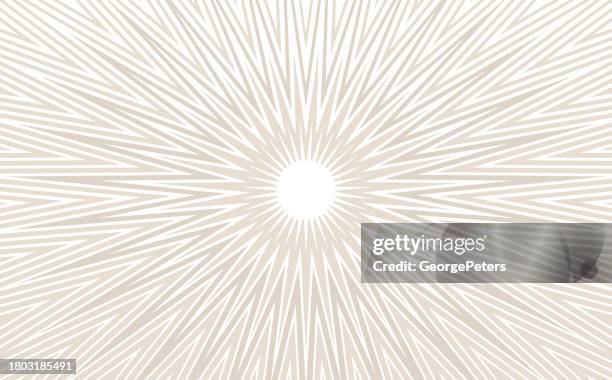 illustrazioni stock, clip art, cartoni animati e icone di tendenza di sfondo del sole e dei raggi di sole - art déco