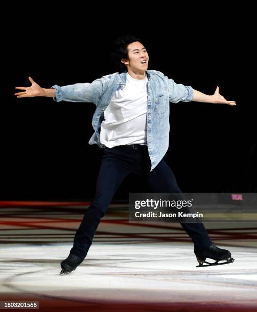 Nathan Chen attends the 2023 Scott Hamilton & Friends: A Salute To 90's Country at Bridgestone Arena on November 19, 2023 in Nashville, Tennessee.