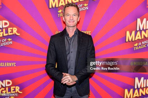 Neil Patrick Harris attends the "Mind Mangler" opening night at New World Stages on November 19, 2023 in New York City.