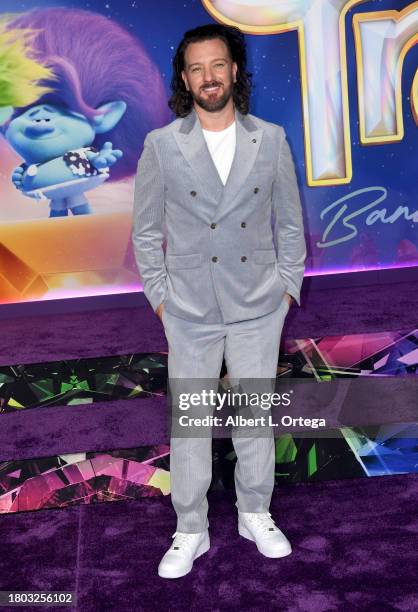 Chasez attends the special screening of Universal Pictures' "Trolls: Band Together" held at TCL Chinese Theatre on November 15, 2023 in Hollywood,...