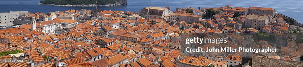 Panoramic view of Dubrovnik