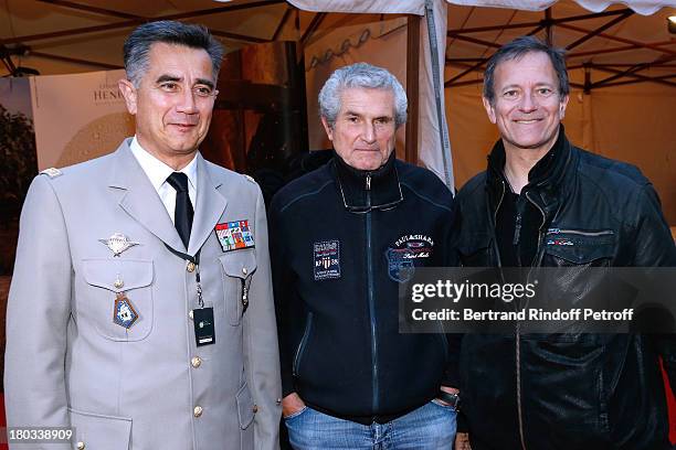 Director of the Museum of the Army of Invalides and General of Division Christian Baptiste, director Claude Lelouch and stage director of the opera...