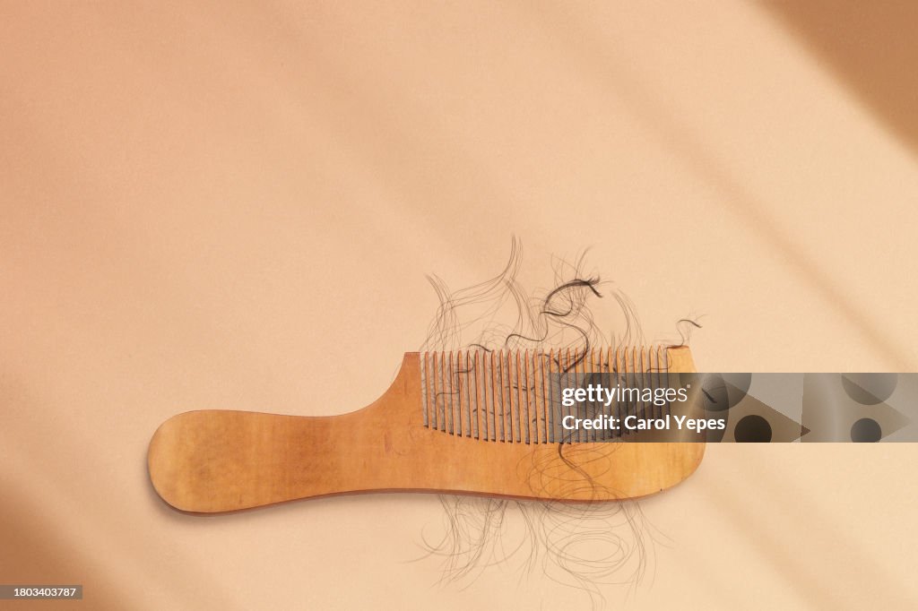 Hair loss conceptual