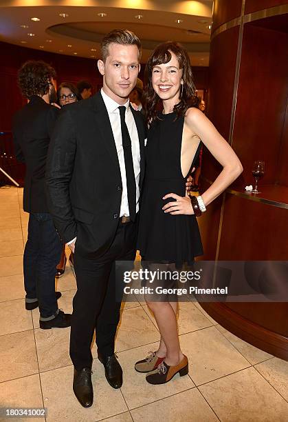 Actor Chad Connell and actress Brittany Allen attend the Birks Diamond Tribute to the year's Women in Film during the 2013 Toronto International Film...