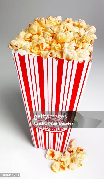 Closeup For Popcorn Packaging, Stockfoto