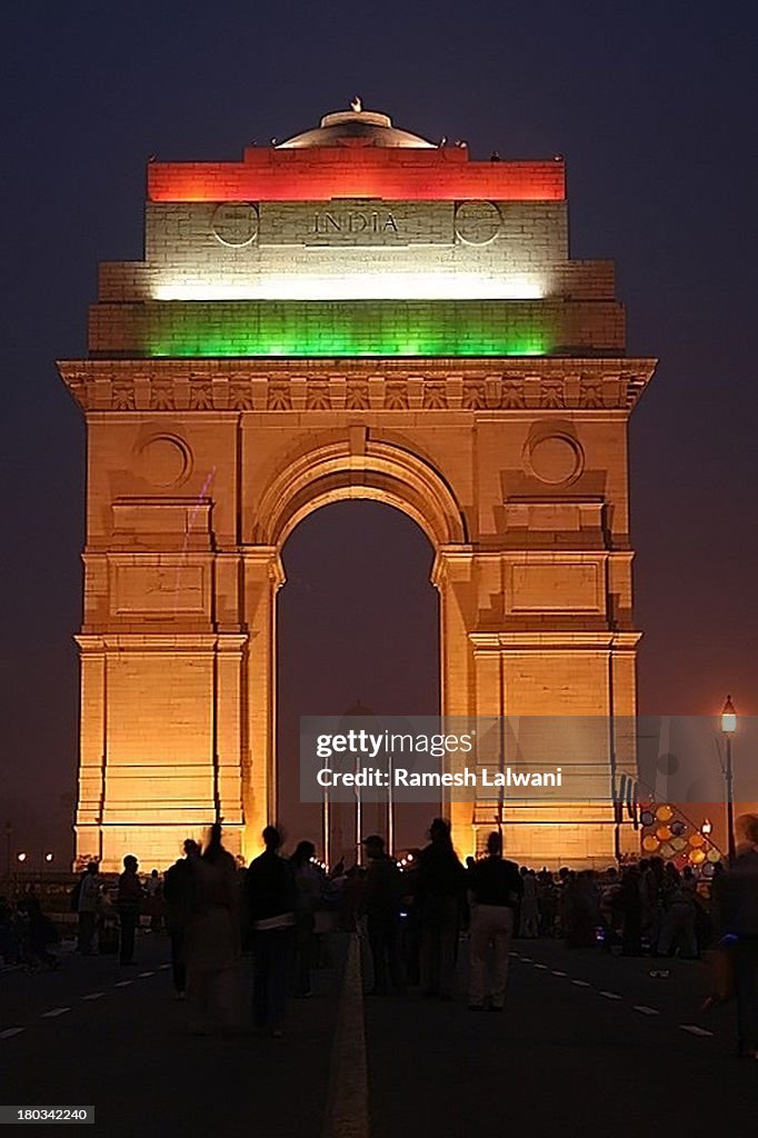 India Gate on Republic Day Celebration