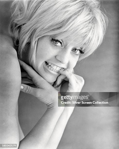 American actress Goldie Hawn in a promotional portrait for 'Cactus Flower', directed by Gene Saks, 1969.