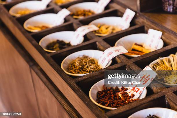 variety of chinese herbal medicine - luo han guo stock pictures, royalty-free photos & images